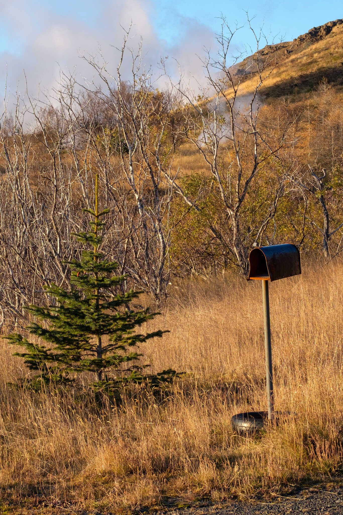 An old mail box for an even older house that’s probably been there since before Hveragerði existed as a town